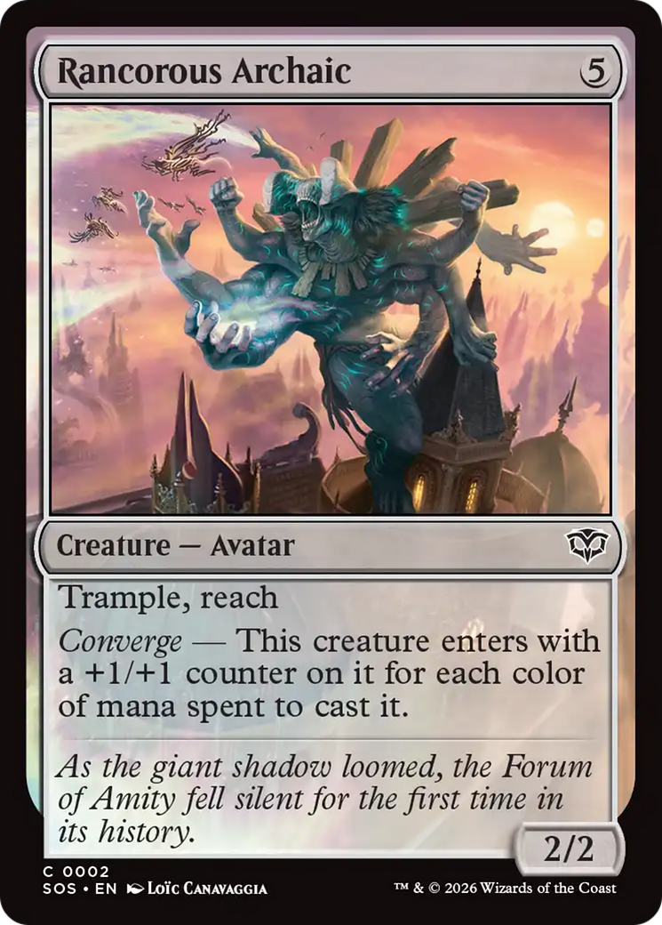 Rancorous Archaic - Magic: The Gathering - MoxLand