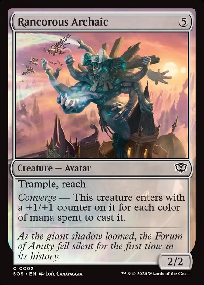Rancorous Archaic - Magic: The Gathering - MoxLand