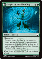 Origem da Dobra de Metal / Origin of Metalbending - Magic: The Gathering - MoxLand