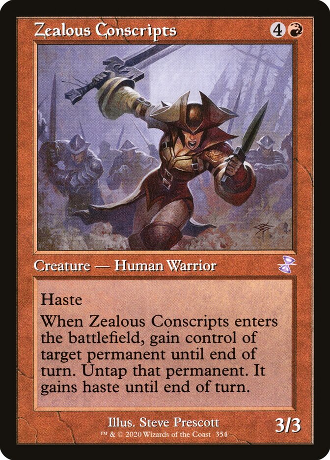 Recrutas Zelosos / Zealous Conscripts - Magic: The Gathering - MoxLand