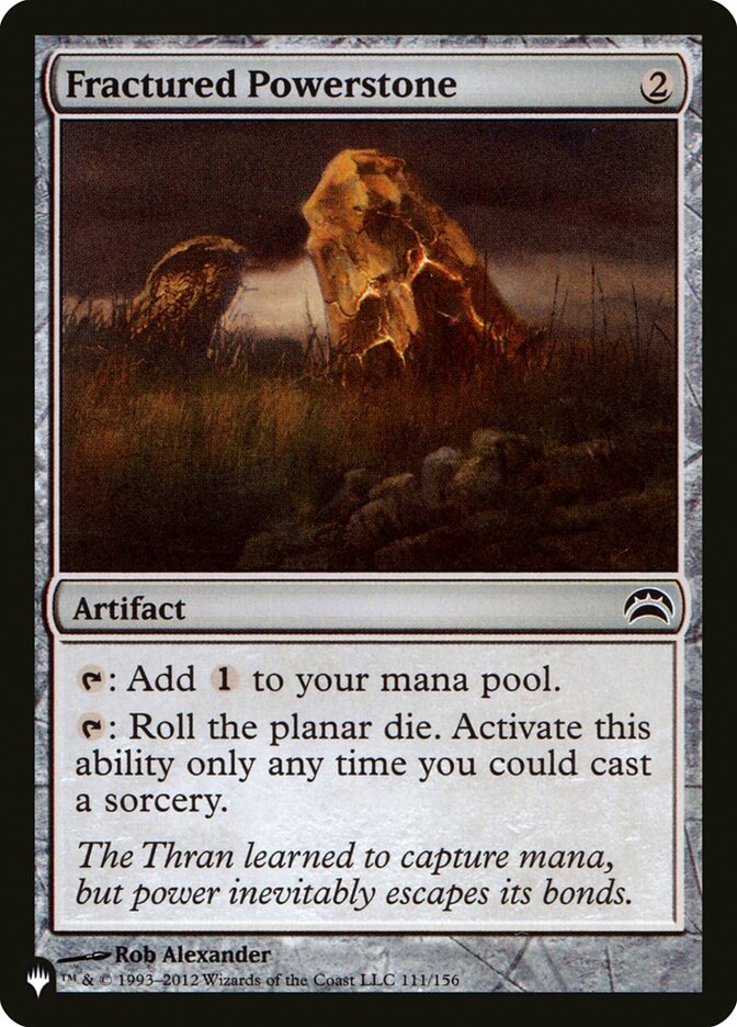 Pedra de Energia Fraturada / Fractured Powerstone - Magic: The Gathering - MoxLand