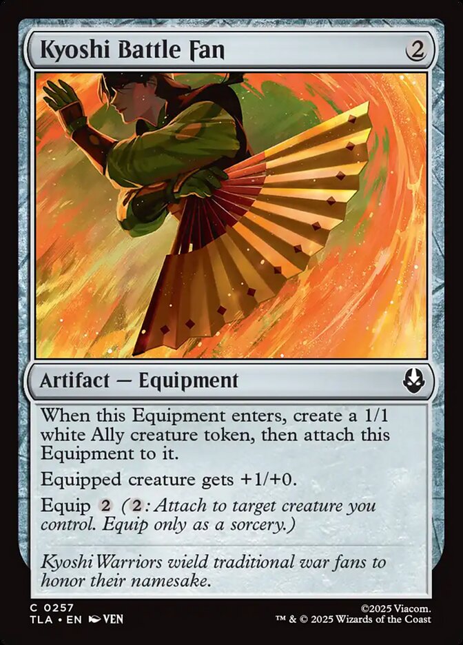 Leque de Batalha Kyoshi / Kyoshi Battle Fan - Magic: The Gathering - MoxLand