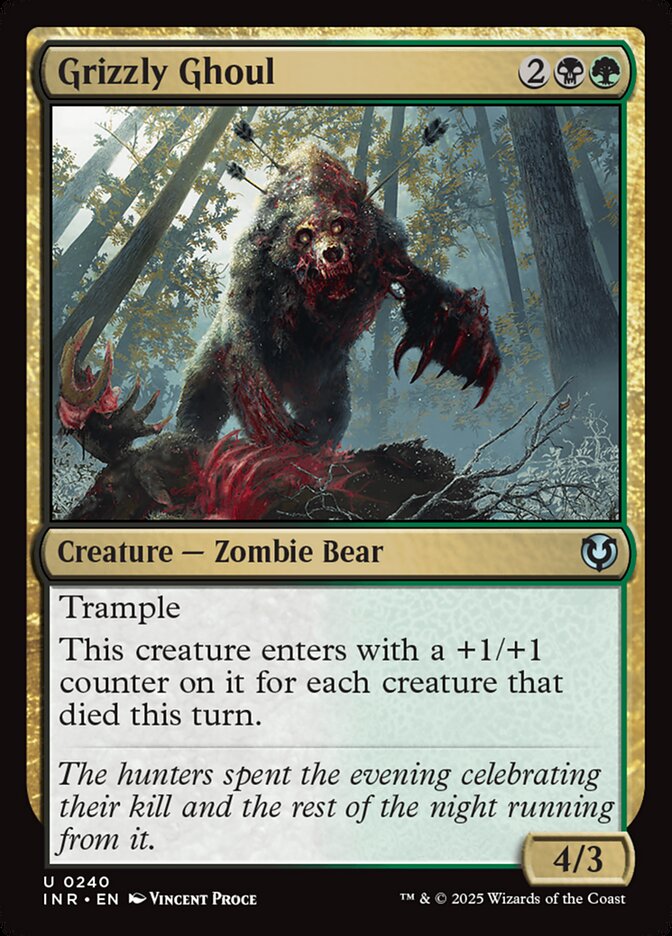 Carniçal Pardo / Grizzly Ghoul - Magic: The Gathering - MoxLand