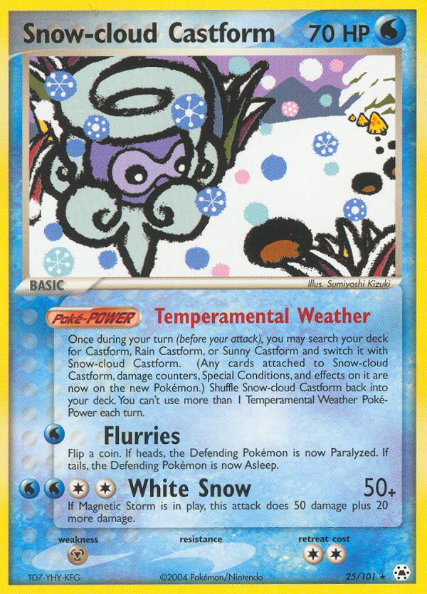 Snow-cloud Castform - MoxLand - MoxLand