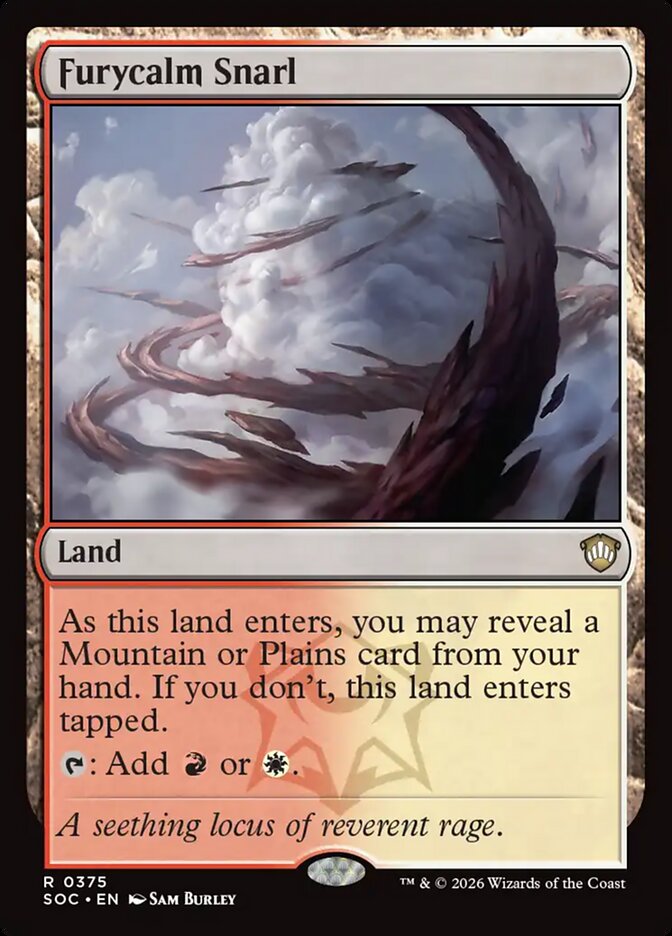Liame da Calmafuriosa / Furycalm Snarl - Magic: The Gathering - MoxLand
