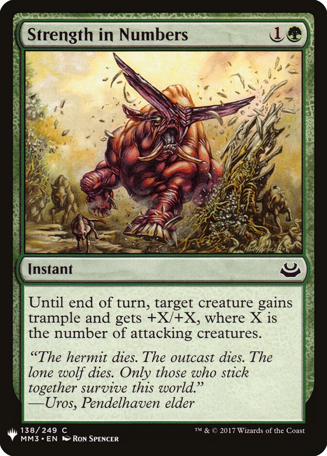 Força em Números / Strength in Numbers - Magic: The Gathering - MoxLand