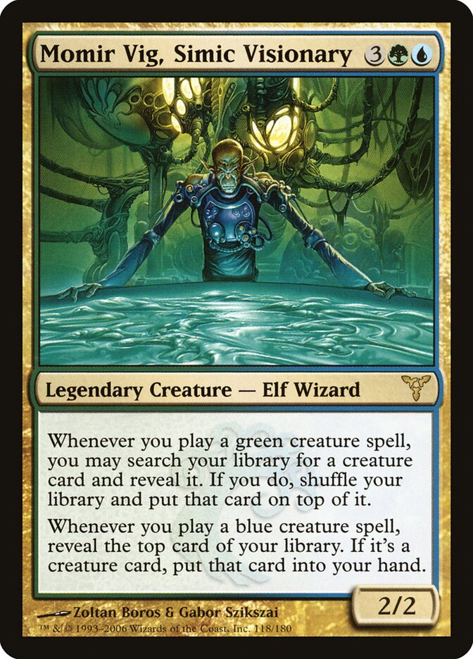 Momir Vig, Visionário Simic / Momir Vig, Simic Visionary - Magic: The Gathering - MoxLand