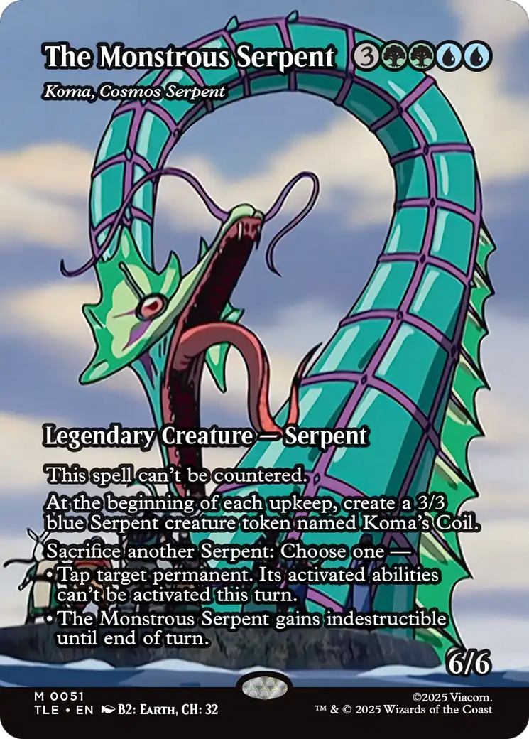 The Monstrous Serpent - Magic: The Gathering - MoxLand