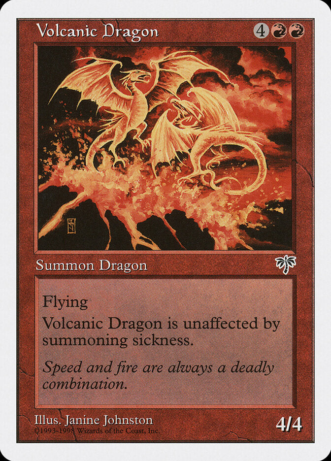 Dragão Vulcânico / Volcanic Dragon - Magic: The Gathering - MoxLand
