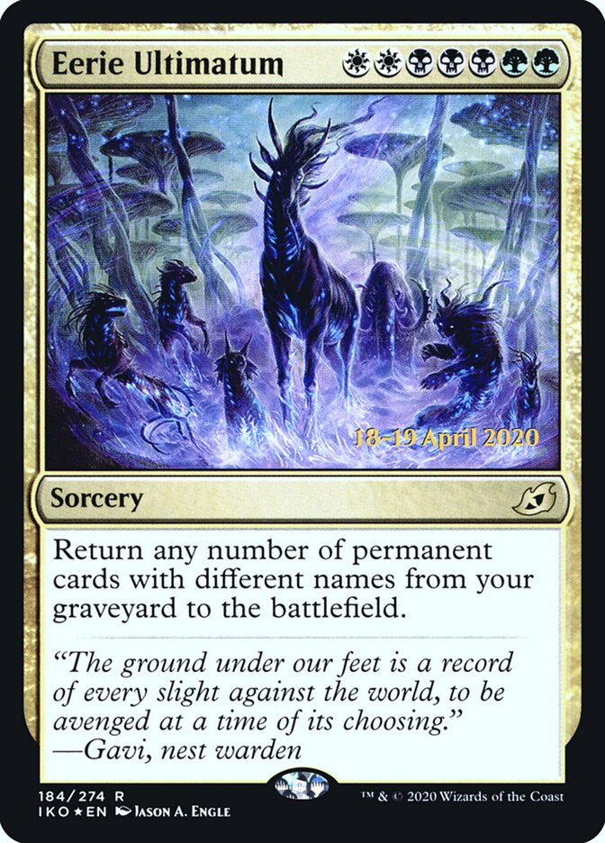 Ultimato Soturno / Eerie Ultimatum - Magic: The Gathering - MoxLand