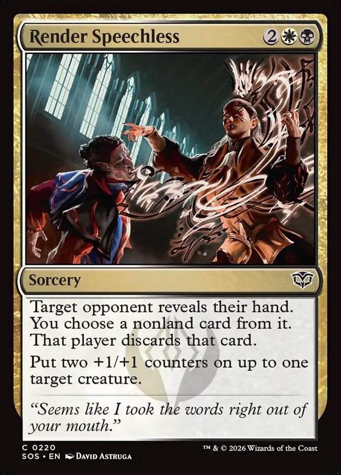Render Speechless - Magic: The Gathering - MoxLand