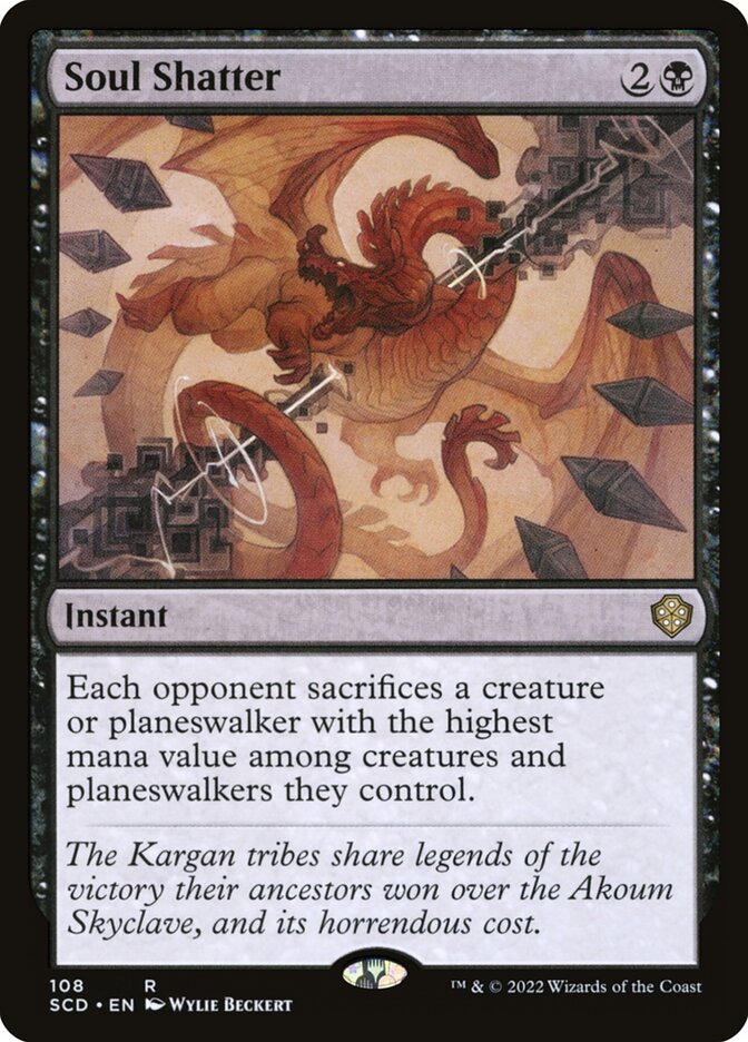 Estilhaçamento d'Alma / Soul Shatter - Magic: The Gathering - MoxLand