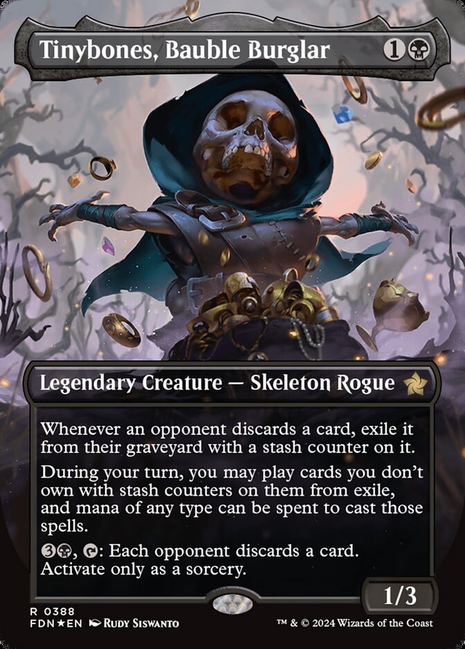 Ossinhos, Ladrão de Bijuterias / Tinybones, Bauble Burglar - Magic: The Gathering - MoxLand