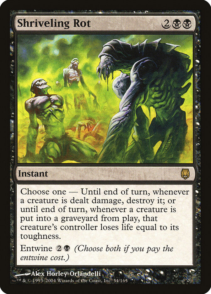 Apodrecimento Atrofiante / Shriveling Rot - Magic: The Gathering - MoxLand