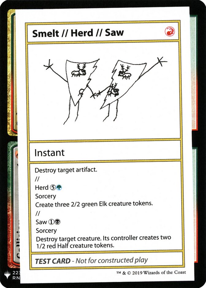 Smelt / Herd / Saw - Magic: The Gathering - MoxLand