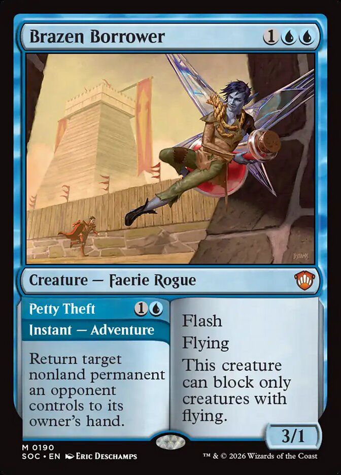 Caloteiro Descarado / Brazen Borrower - Magic: The Gathering - MoxLand