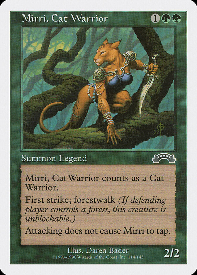 Mirri, Felina Guerreira / Mirri, Cat Warrior - Magic: The Gathering - MoxLand