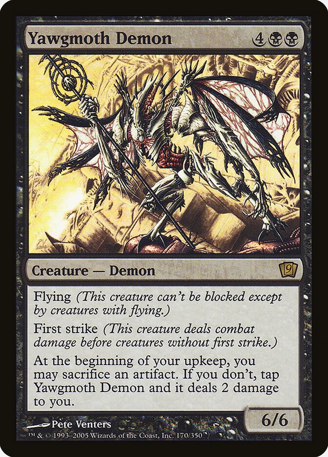 Demônio de Yawgmoth / Yawgmoth Demon - Magic: The Gathering - MoxLand
