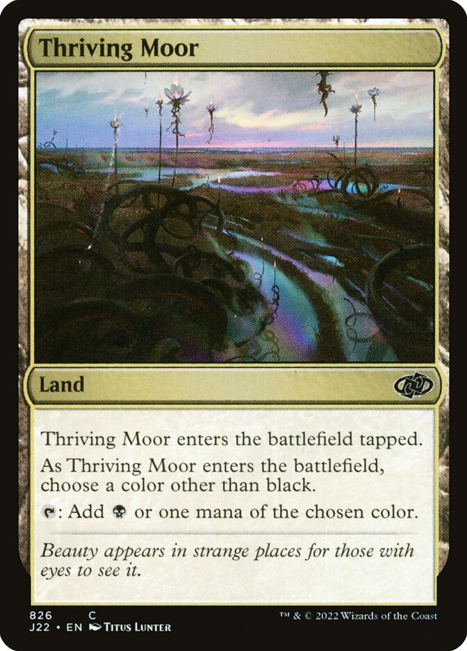 Charco Vicejante / Thriving Moor - Magic: The Gathering - MoxLand
