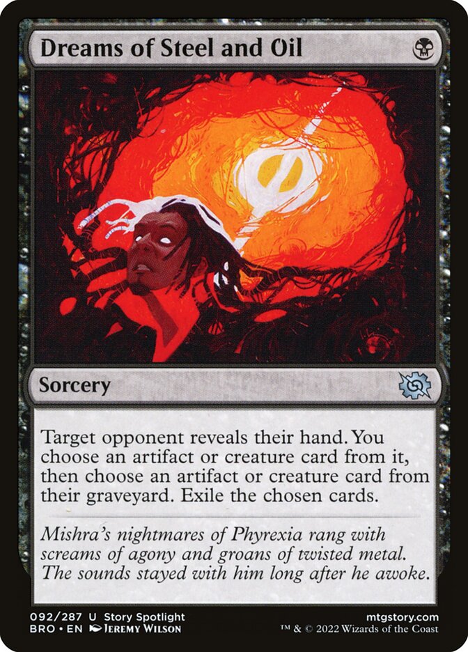 Sonhos de Aço e Óleo / Dreams of Steel and Oil - Magic: The Gathering - MoxLand