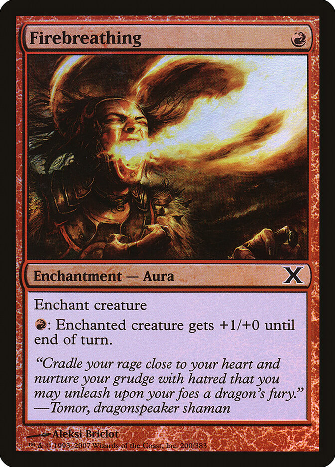 Hálito de Fogo / Firebreathing - Magic: The Gathering - MoxLand