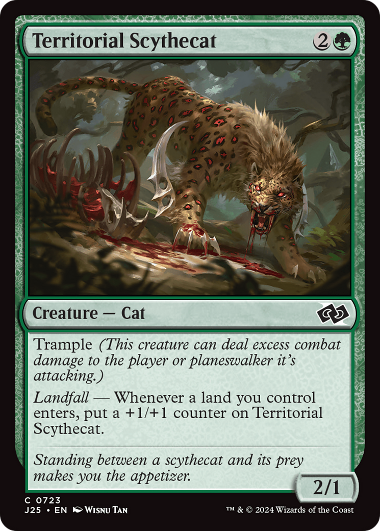 Foicepardo Territorial / Territorial Scythecat - Magic: The Gathering - MoxLand