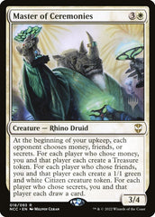 Mestre de Cerimônias / Master of Ceremonies - Magic: The Gathering - MoxLand
