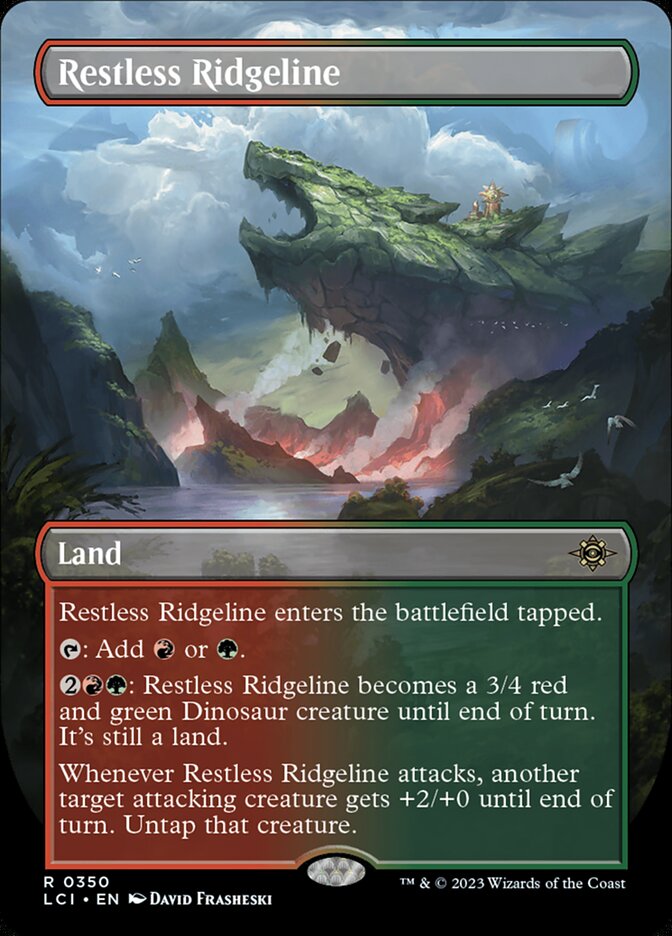Crista de Serra Inquieta / Restless Ridgeline - Magic: The Gathering - MoxLand