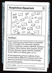 Auspicious Aquarium - Magic: The Gathering - MoxLand