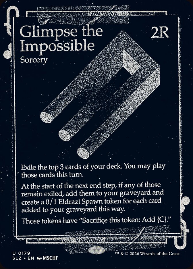 Vislumbre do Impossível / Glimpse the Impossible - Magic: The Gathering - MoxLand
