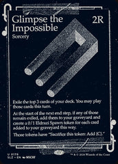 Vislumbre do Impossível / Glimpse the Impossible - Magic: The Gathering - MoxLand