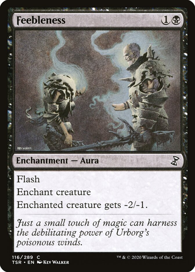Debilidade / Feebleness - Magic: The Gathering - MoxLand