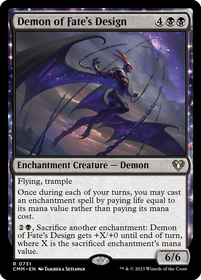 Demon of Fate's Design - Magic: The Gathering - MoxLand