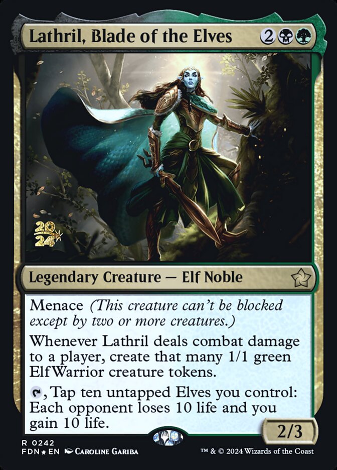 Lathril, Espada dos Elfos / Lathril, Blade of the Elves - Magic: The Gathering - MoxLand