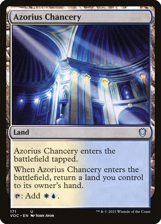 Chancelaria Azorius / Azorius Chancery - Magic: The Gathering - MoxLand