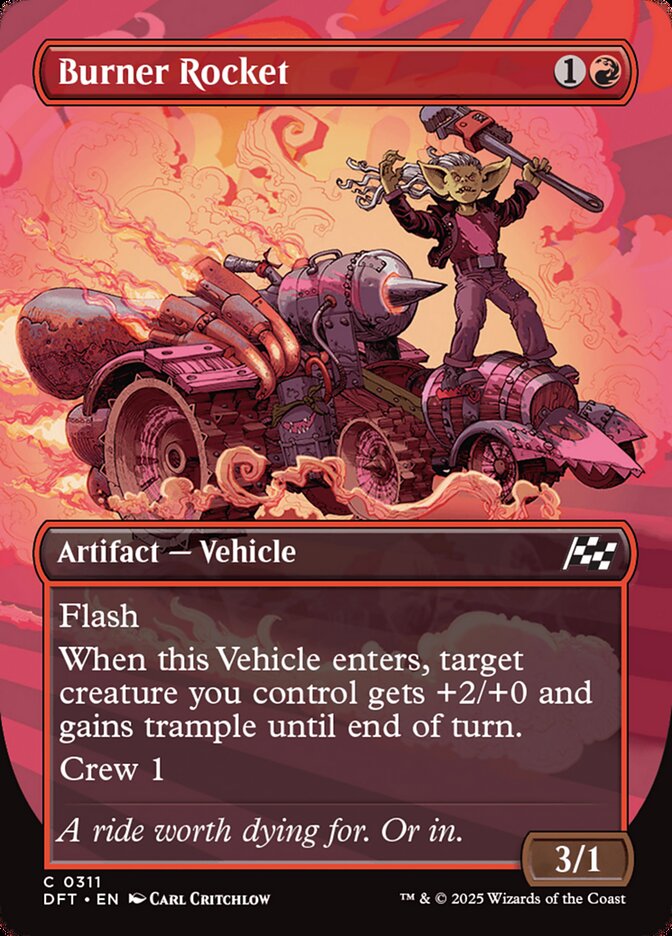 Foguete Incinerador / Burner Rocket - Magic: The Gathering - MoxLand
