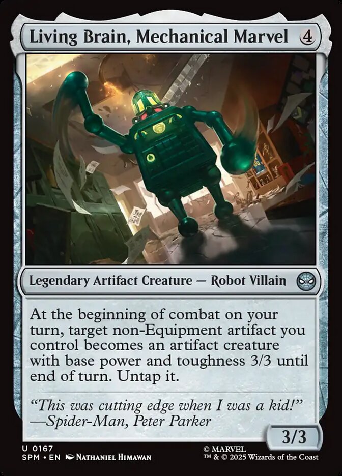 Living Brain, Mechanical Marvel - Magic: The Gathering - MoxLand