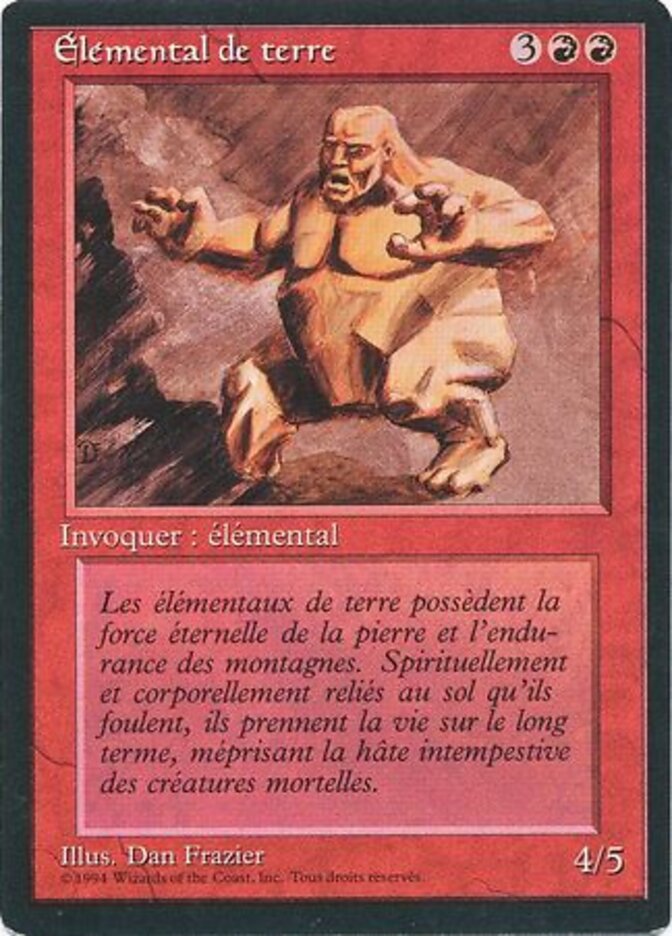 Elemental da Terra / Earth Elemental - Magic: The Gathering - MoxLand