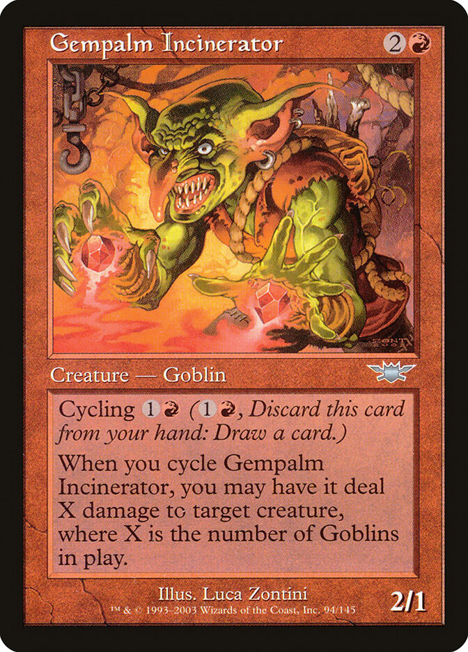 Incinerador da Palma Cravejada / Gempalm Incinerator - Magic: The Gathering - MoxLand