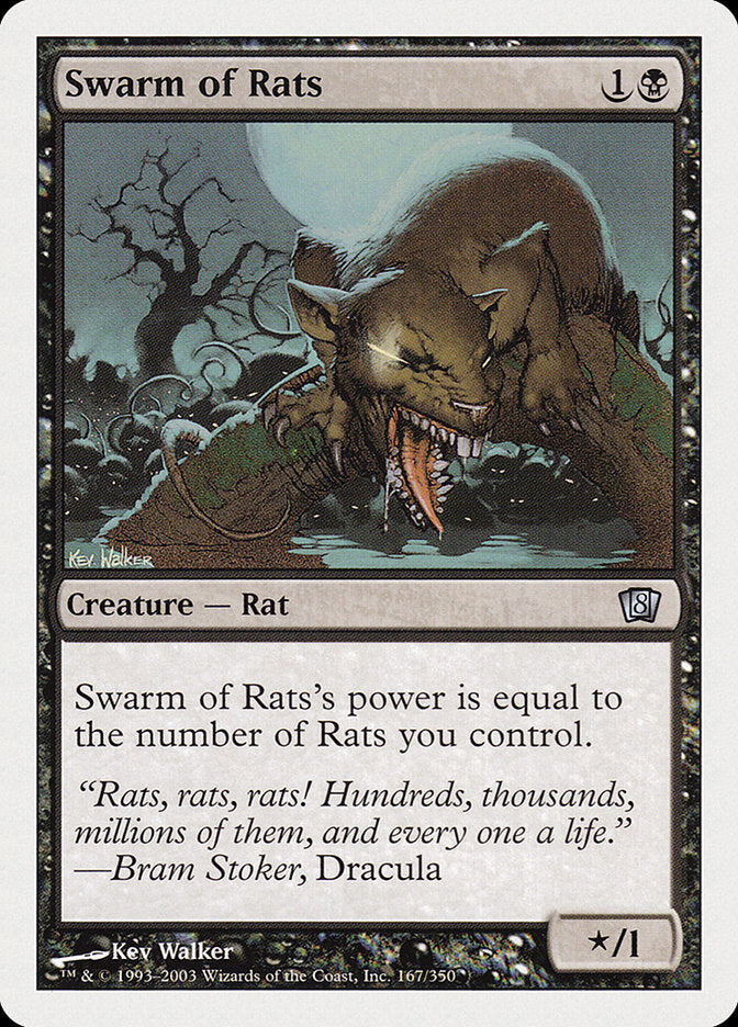 Rataria / Swarm of Rats - Magic: The Gathering - MoxLand