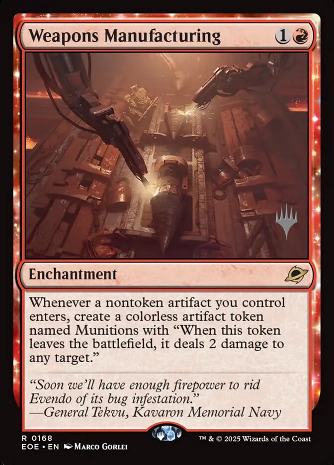 Weapons Manufacturing - Magic: The Gathering - MoxLand