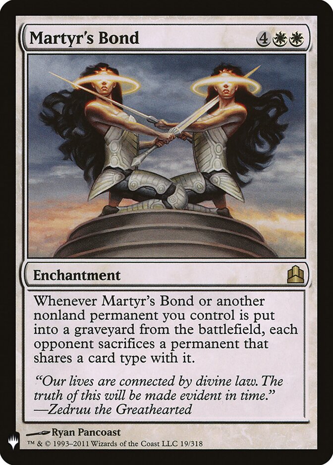 Martyr's Bond - Magic: The Gathering - MoxLand