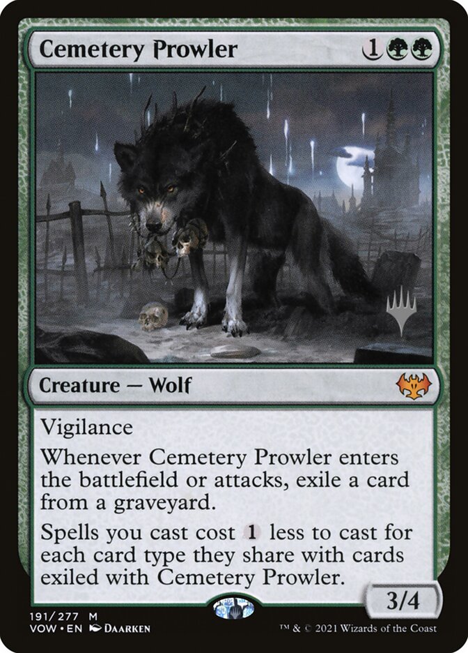 Espreitador do Sepulcrário / Cemetery Prowler - Magic: The Gathering - MoxLand