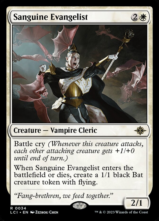 Evangelista Confiante / Sanguine Evangelist - Magic: The Gathering - MoxLand