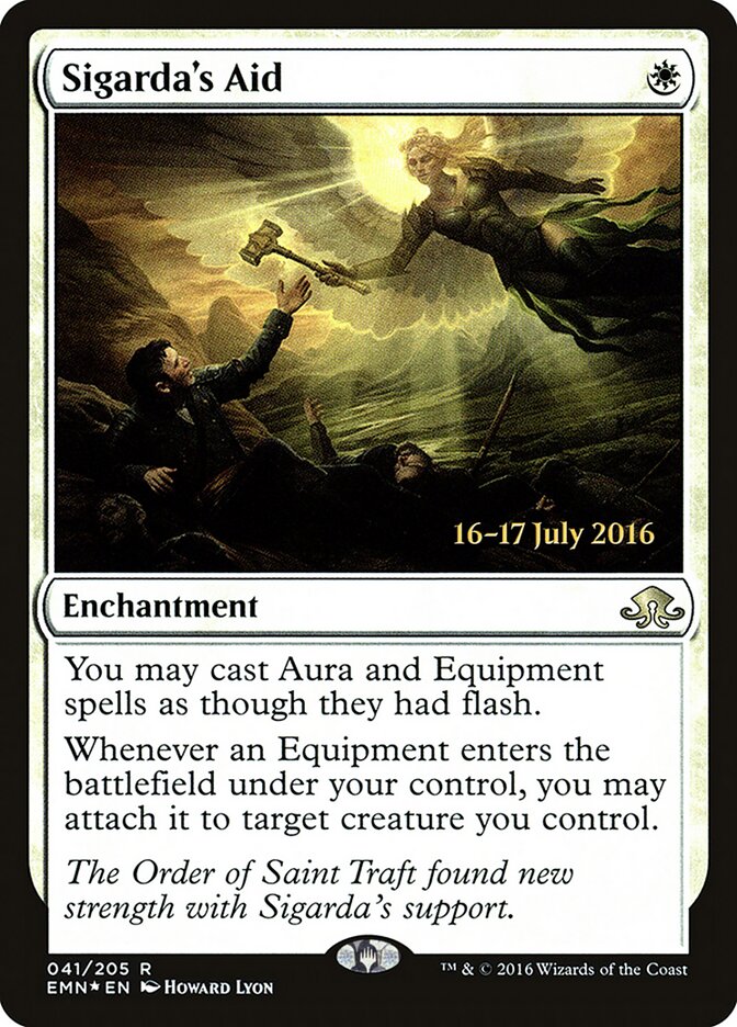 Auxílio de Sigarda / Sigarda's Aid - Magic: The Gathering - MoxLand