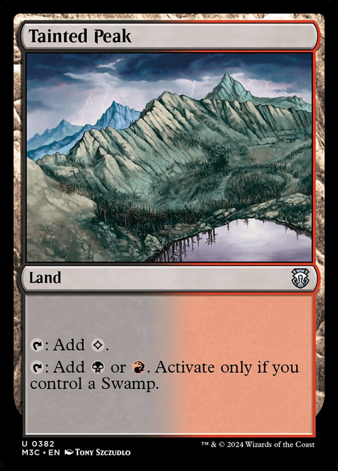 Cume Contaminado / Tainted Peak - Magic: The Gathering - MoxLand