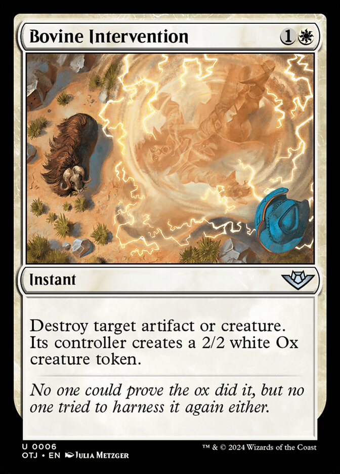 Intervenção Bovina / Bovine Intervention - Magic: The Gathering - MoxLand
