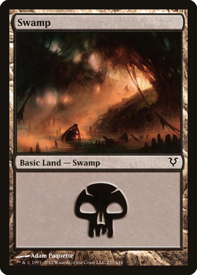 Pântano / Swamp - Magic: The Gathering - MoxLand