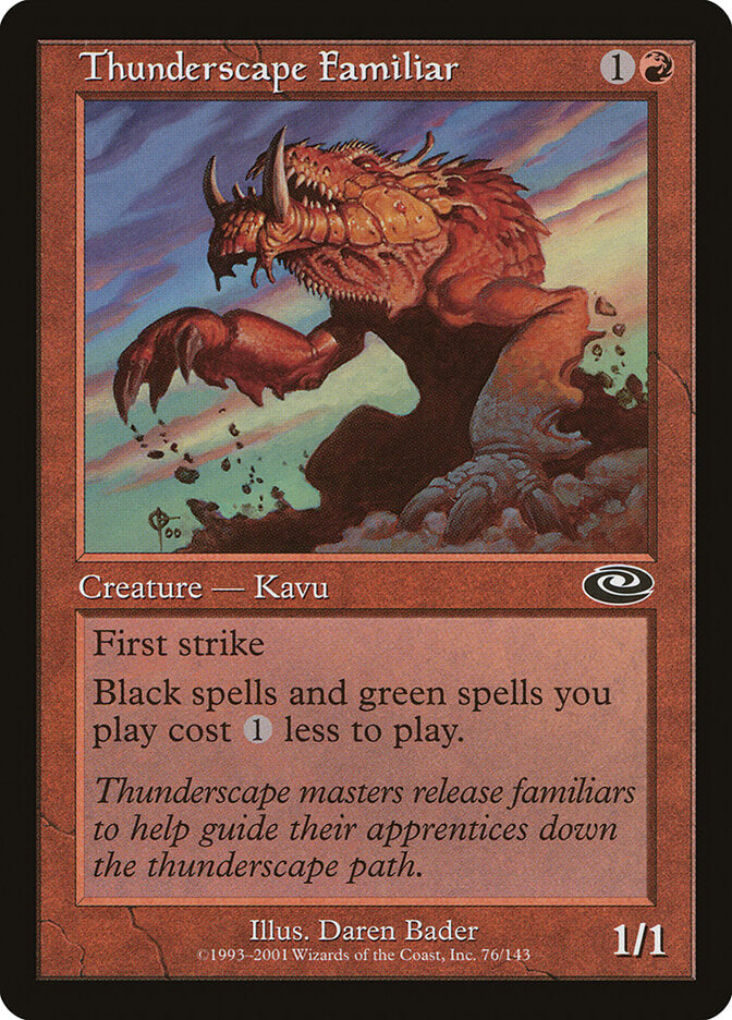 Familiar de Thunderscape / Thunderscape Familiar - Magic: The Gathering - MoxLand