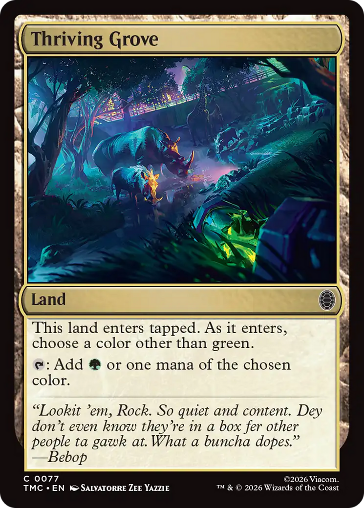 Bosque Vicejante / Thriving Grove - Magic: The Gathering - MoxLand